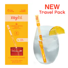 Lively Lemon - Beverage Stir STIKs -  3 count (30mg)