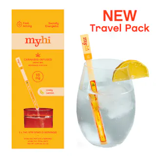 Lively Lemon - Beverage Stir STIKs -  3 count (30mg)