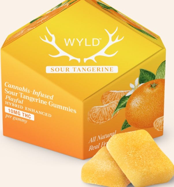 Wyld Gummies Playful | 10mg THC 10 Pack | Sour Tangerine