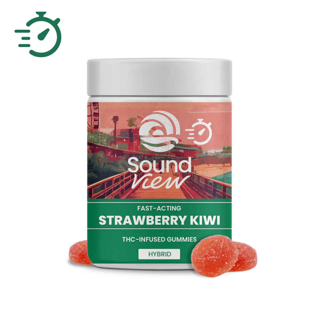 SoundView Fast-Acting Strawberry Kiwi Gummies T97mg H 00238