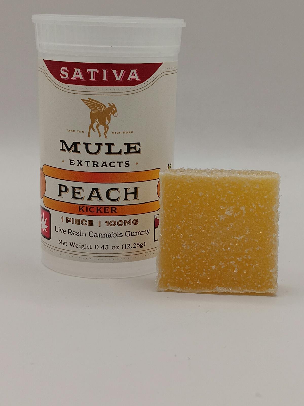 Photo of Peachy Kicker Gummy 100MG (Mule)