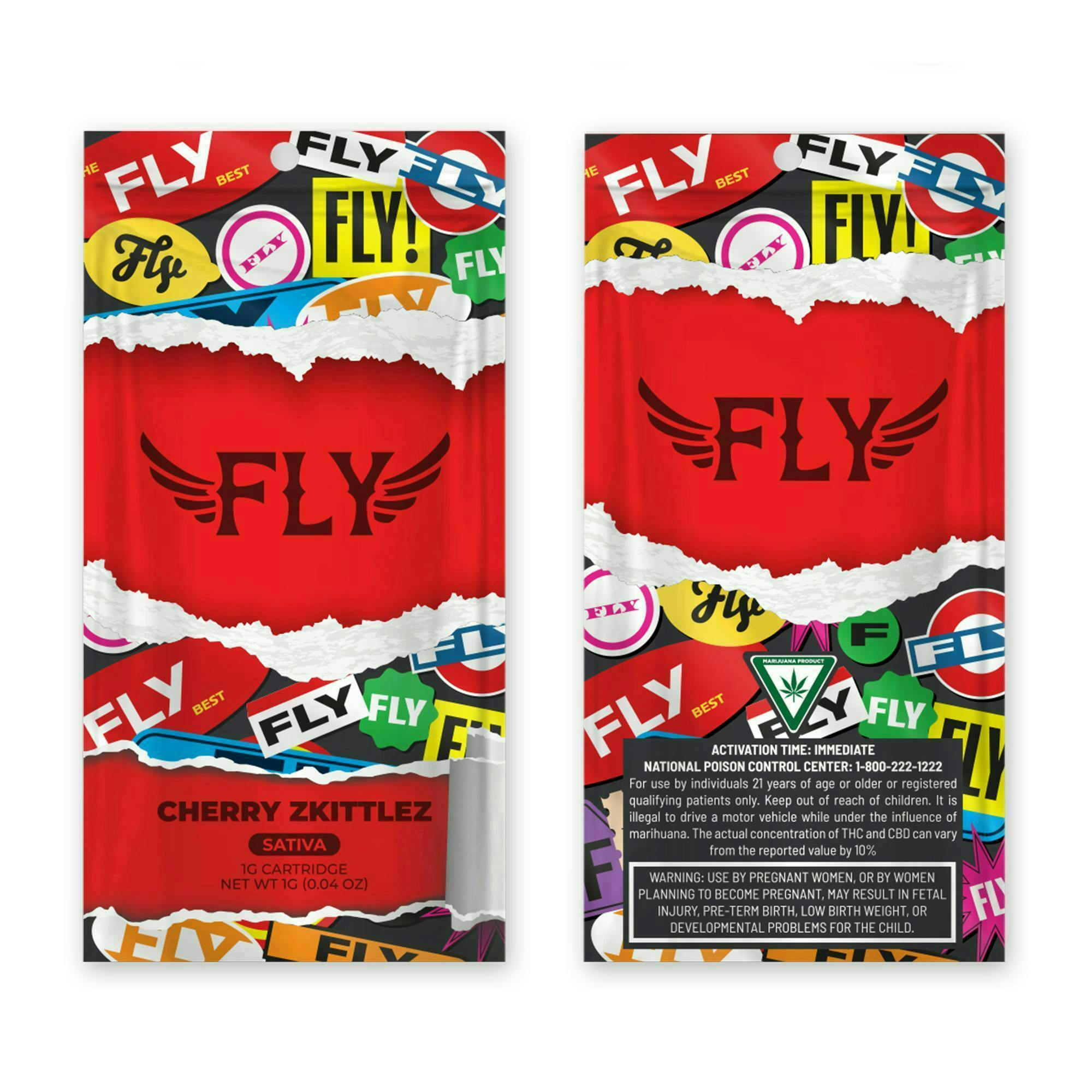 FLY FLY | CHERRY ZKITTLEZ  | CART SATIVA — VAPORIZERS
