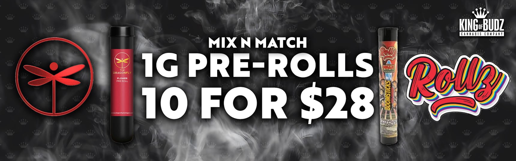 10 for $28 Pre-Rolls