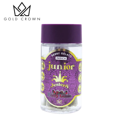 Junior Jesters - 5-Pack .7g Live Resin Infused Prerolls - Berry Gelato
