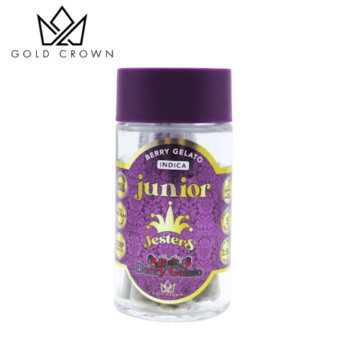 Junior Jesters - 5-Pack .7g Live Resin Infused Prerolls - Berry Gelato