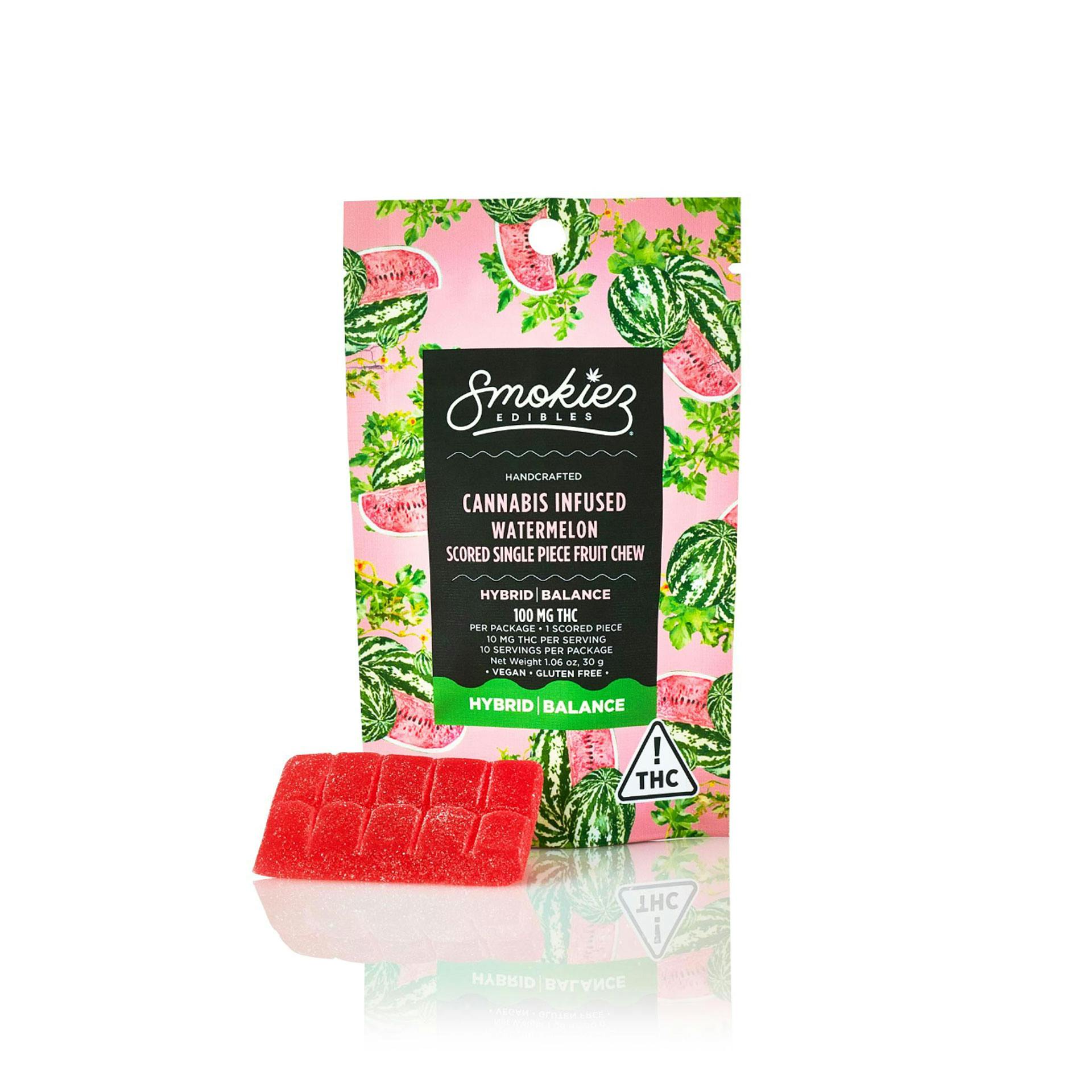 Smokiez - Single Gummy - Watermelon (H) (100mg)