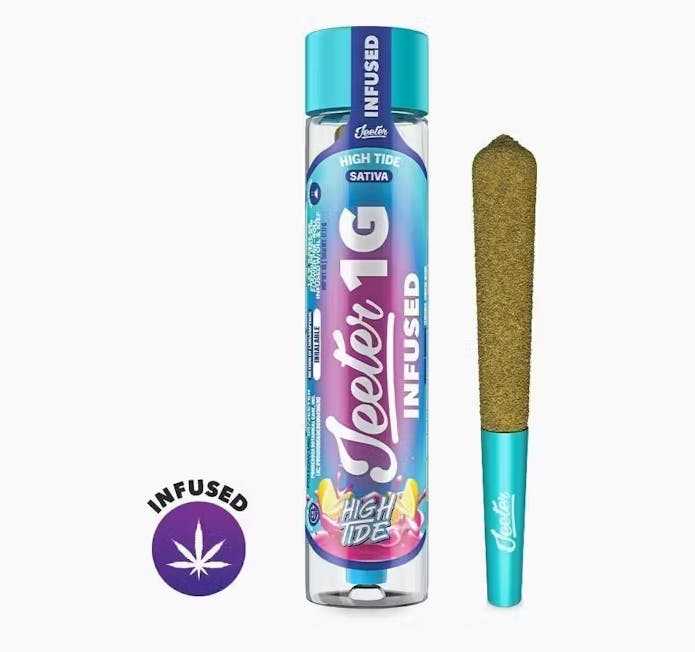 Product: Jeeter | High Tide | Infused Pre-roll | 1g | Sativa