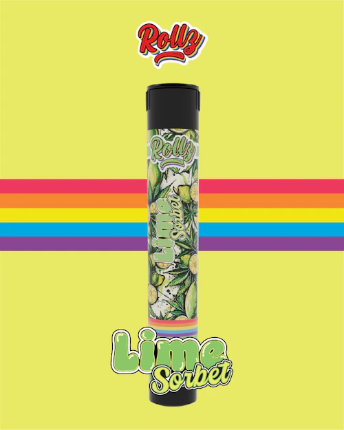 Rollz - 1g Infused Preroll - Lime Sorbet