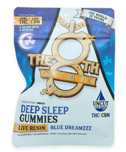 Product: White Boy Rick | Live Resin Gummies - 200mg - Blue Dreamzzz