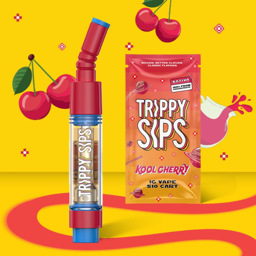 Trippy Sips - Cartridge - Kool Cherry  (1g)