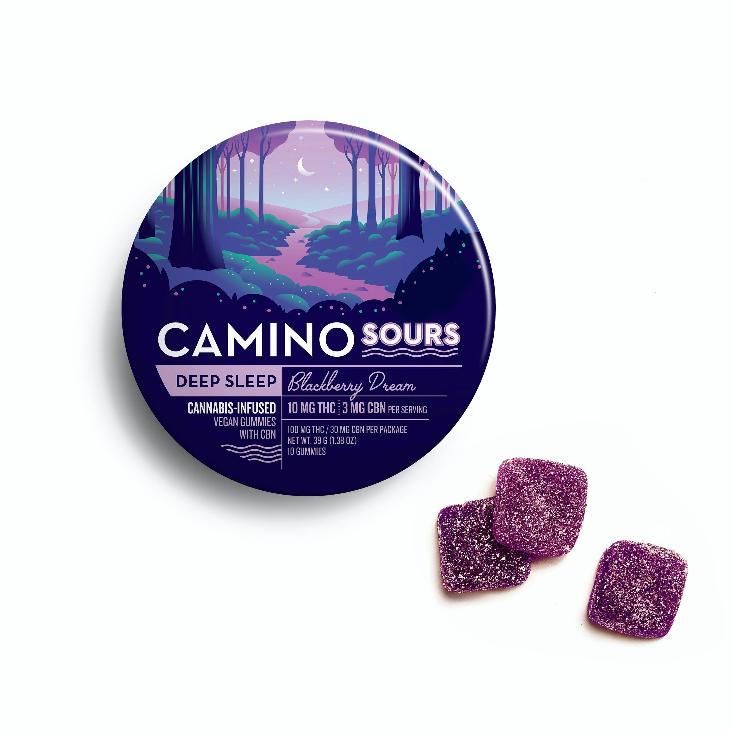Dixie Dixie | 200mg Gummies | Sour Strawberry - Puff Cannabis