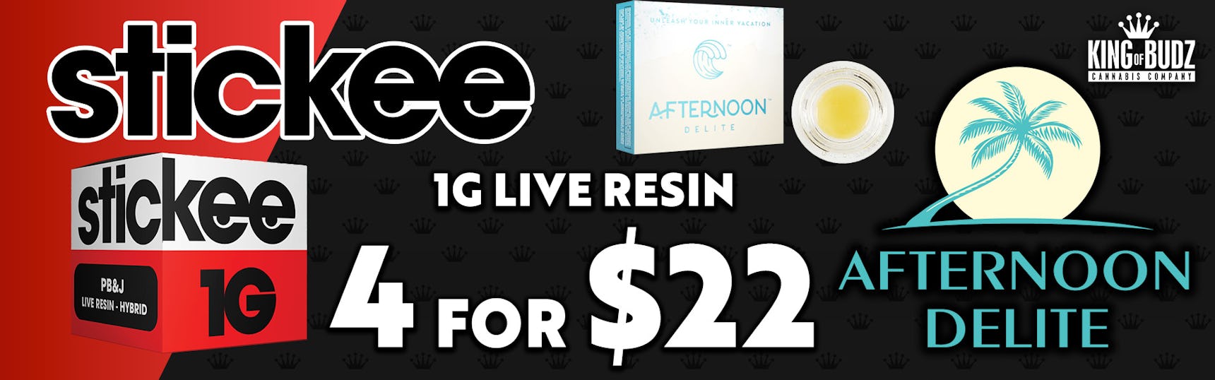 4 FOR $22 1G LIVE RESIN