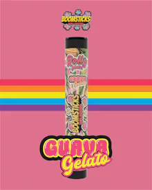 Rollz Boomsticks - 1g THCA Infused Preroll - Guava Gelato