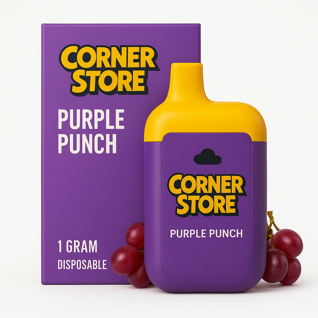 Corner Store Purple Punch disposable vape 1g