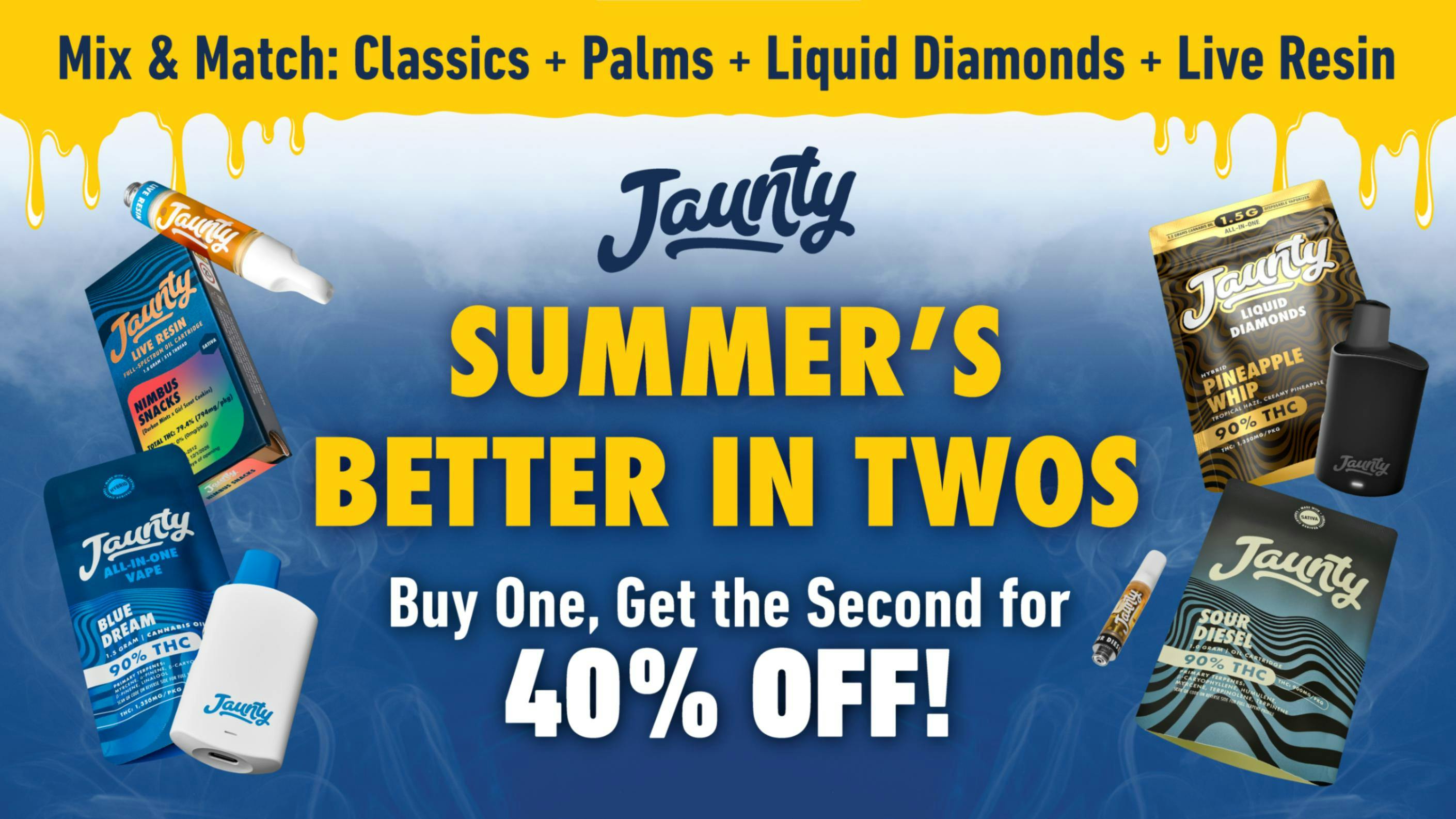Jaunty BOGO 40% OFF — deal at Silk Road NYC Jamaica Queens