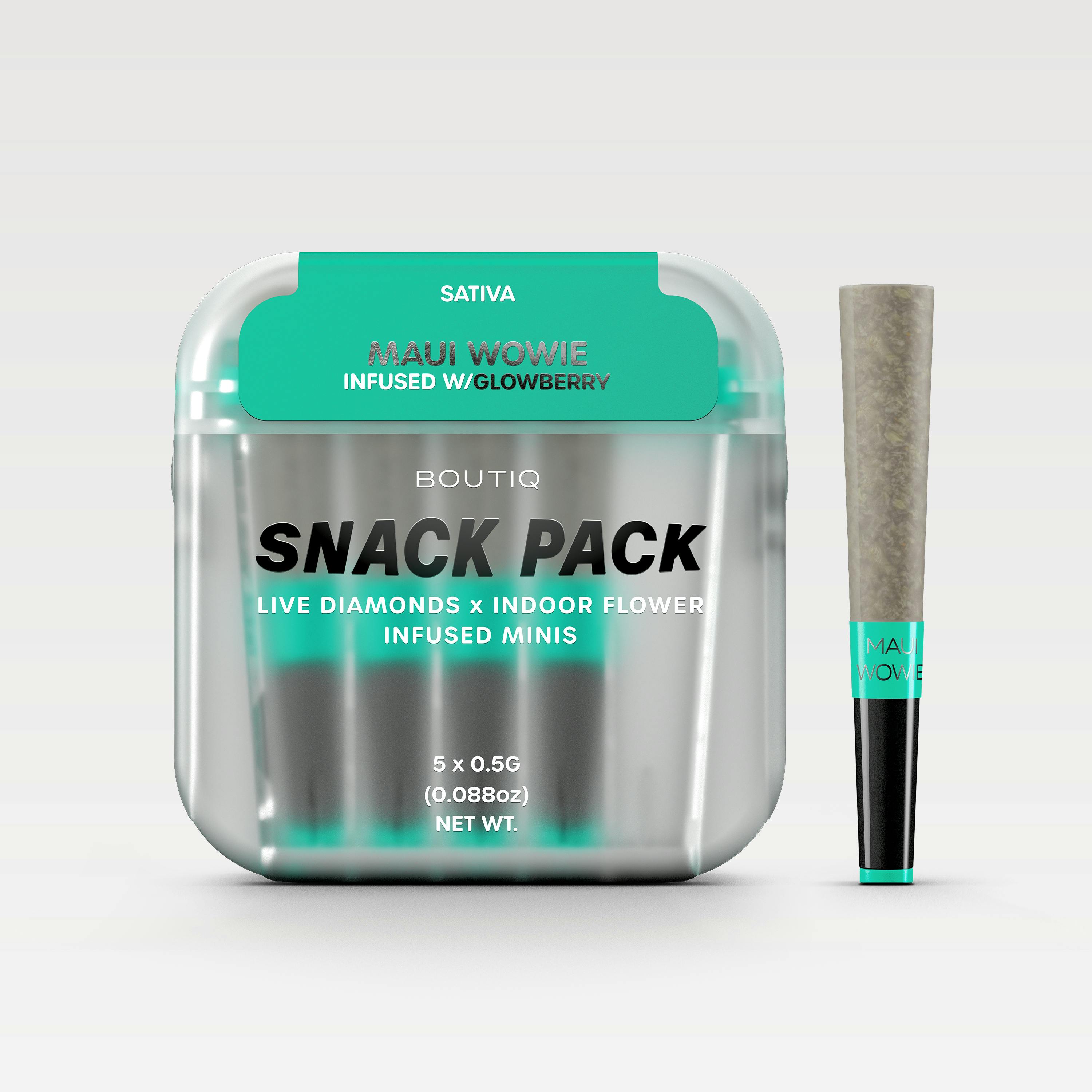Boutiq - Live Diamonds Infused Mini Prerolls 5pk - Maui Wowie x