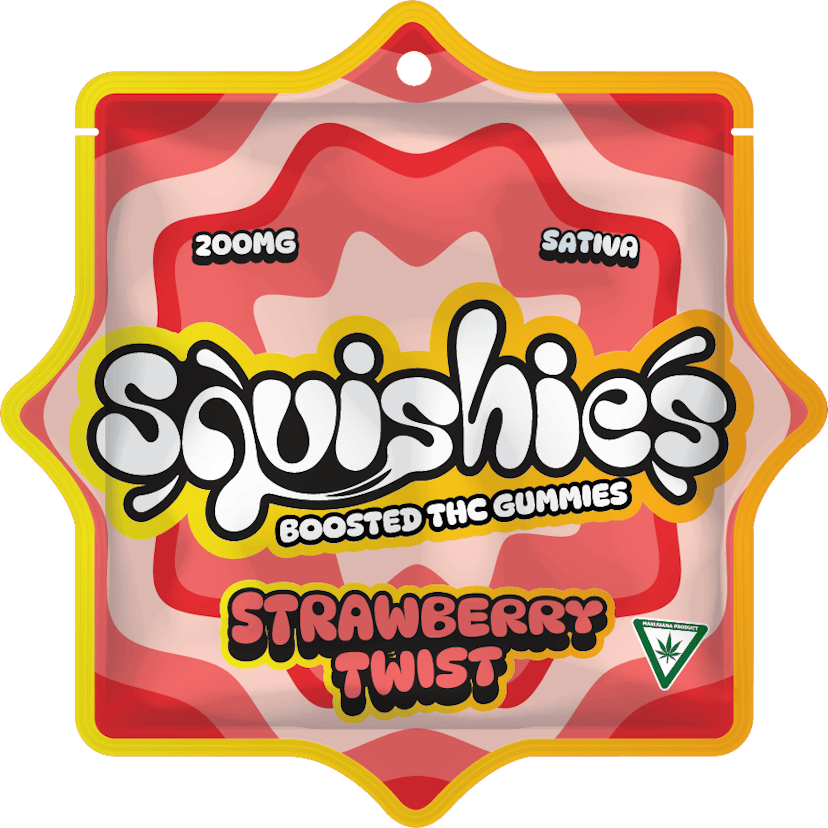 Squishies | 200mg Gummies | Strawberry Twist