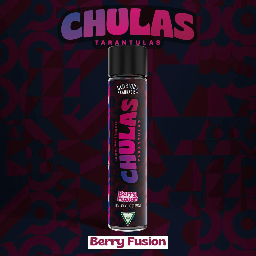 Product: Chulas | Berry Fusion | Infused Pre-roll Hybrid