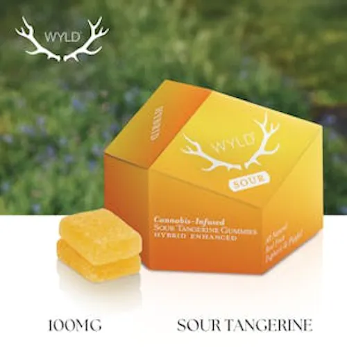 Sour Tangerine Hybrid Enhanced Gummies-1