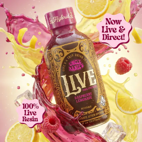 Uncle Arnies 8oz 100mg Raspberry Lemonade Live Resin-2