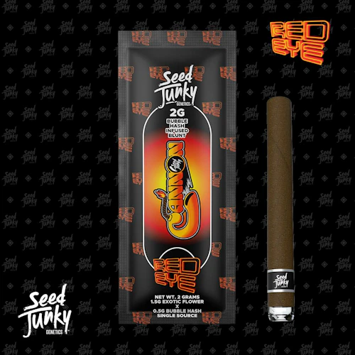 Seed Junky - 2g Bubble Hash Infused Blunt - Red Eye