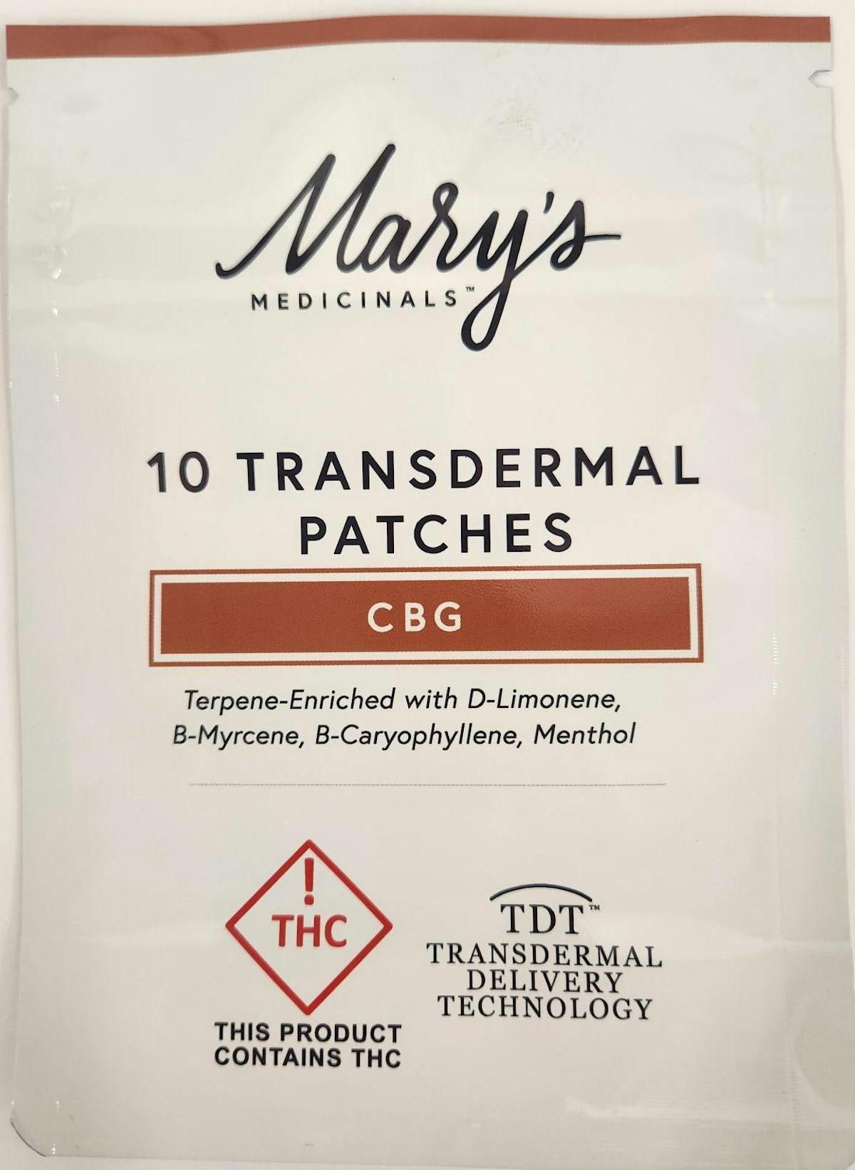 Photo of 12hr 5mg Transdermal CBG Patches