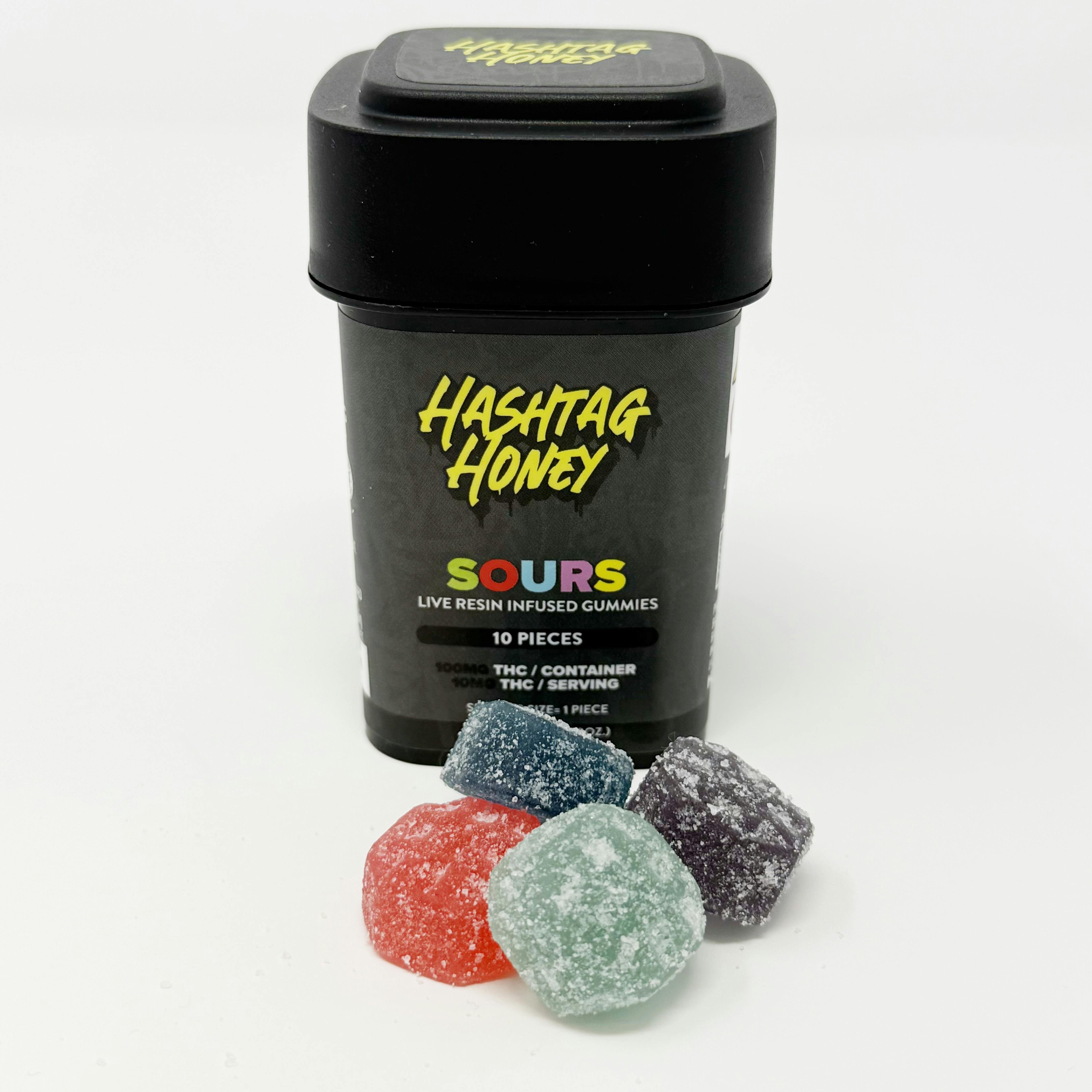 Hashtag Honey | Sours | Live Resin | 100mg | 10ct