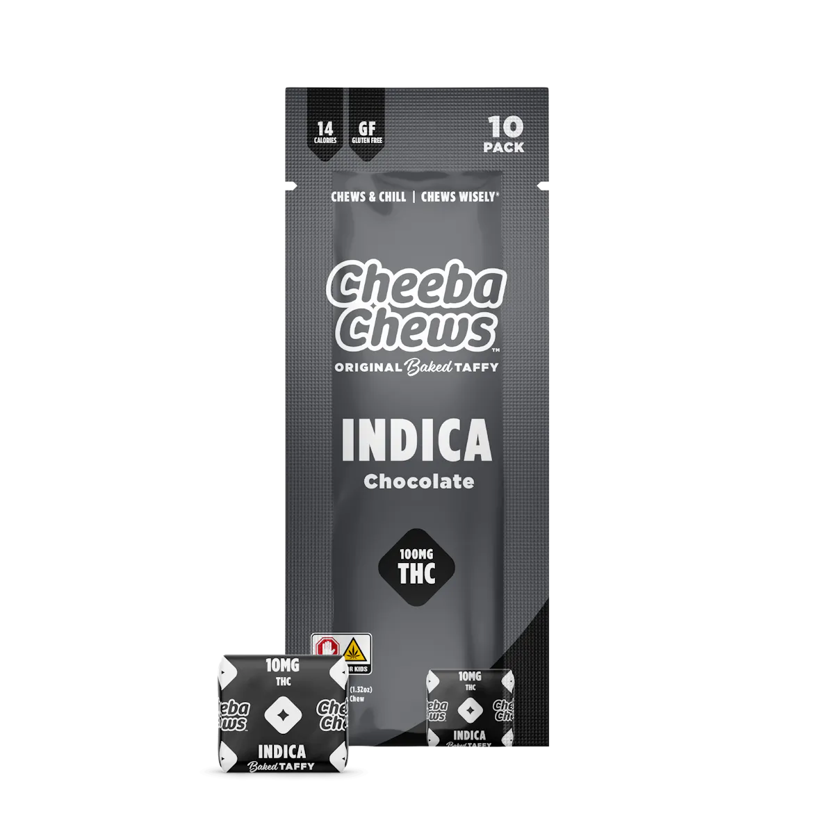 Cheeba Chews – Taffy -Chocolate (I) 100mg 100mg Edibles | Cheeba Chews®