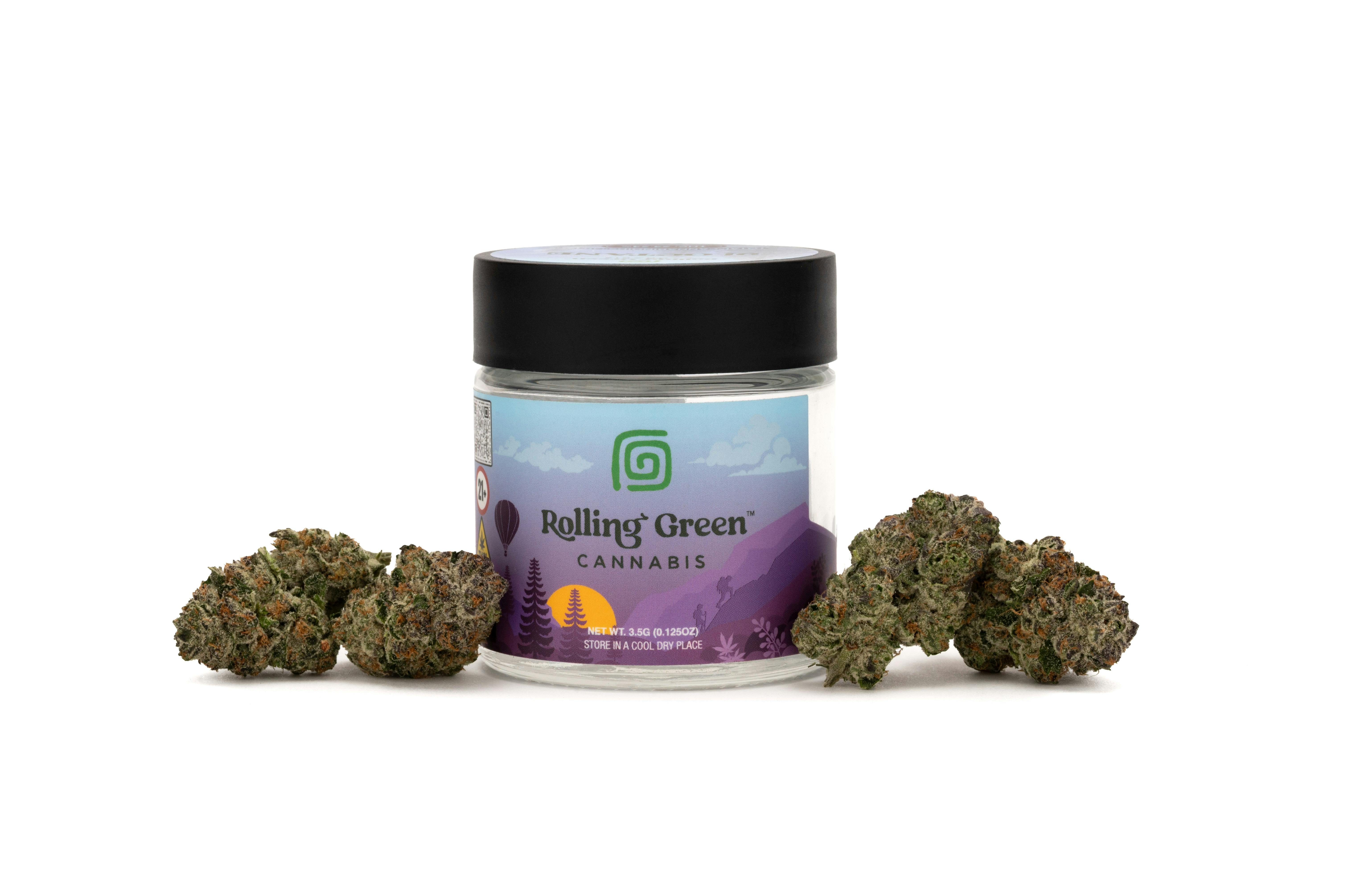 Rolling Green Cannabis White Runtz - FLOWER cannabis product, 1/8oz