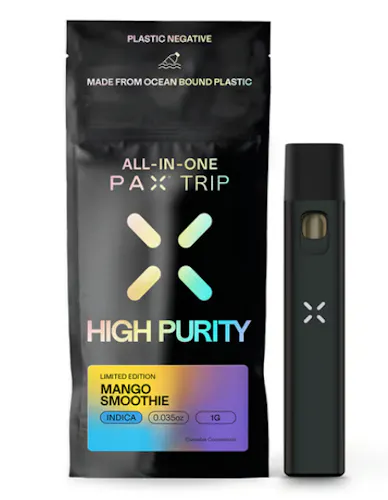 PAX Mango Smoothie All In One High Purity THC Disposable Vape Pen 1000mg-1