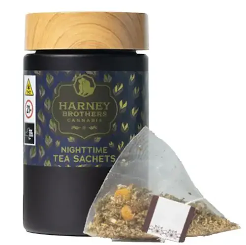 HARNEY BROTHERS | CHAMOMILE MINT | 6MG NIGHTTIME TEA SACHETS | 5PK (30MG)-active