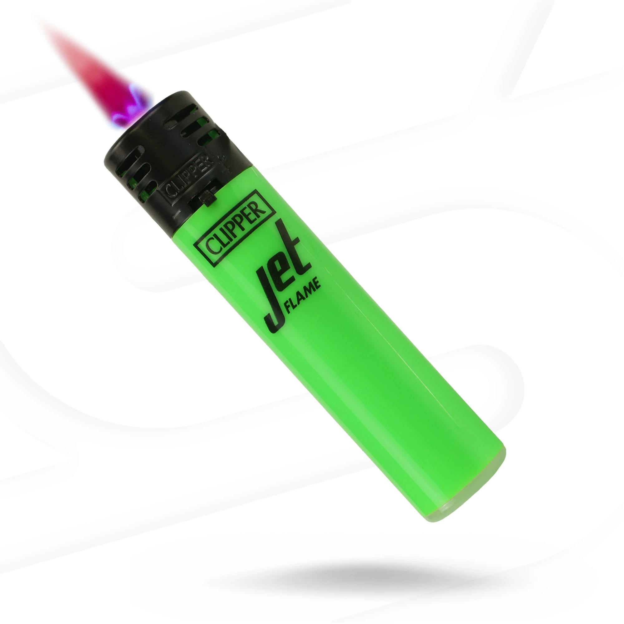 Neon Jet Clipper Lighter