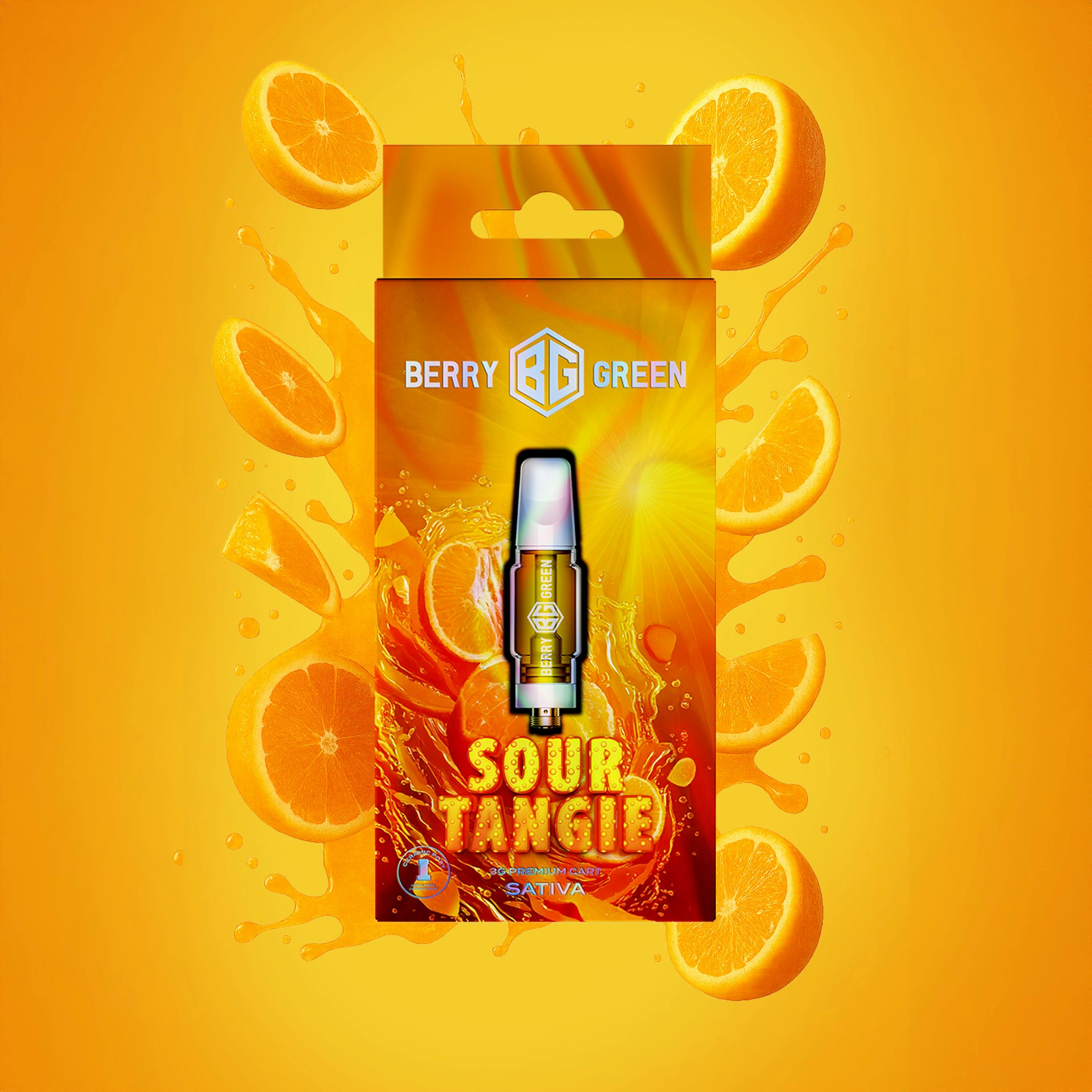 Buy Berry Green - 3g Cart - Sour Tangie Cartridges Cannabis