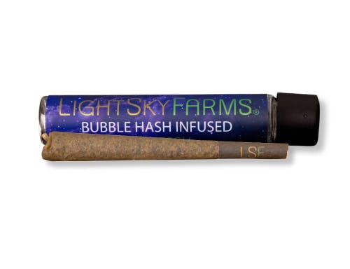 Product: Light Sky Farms | Perfect Triangle x Death Star x Jedi Breath #8 Bubble Hash Infused Pre-Roll | 1g