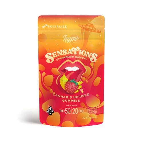 STRAWBERRY BANANA GUMMIES (5:2 THC/CBD) (SOCIALIZE))-0