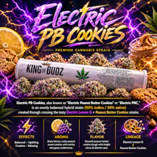 KOB - 1g Preroll - Electric Peanut Butter Cookie