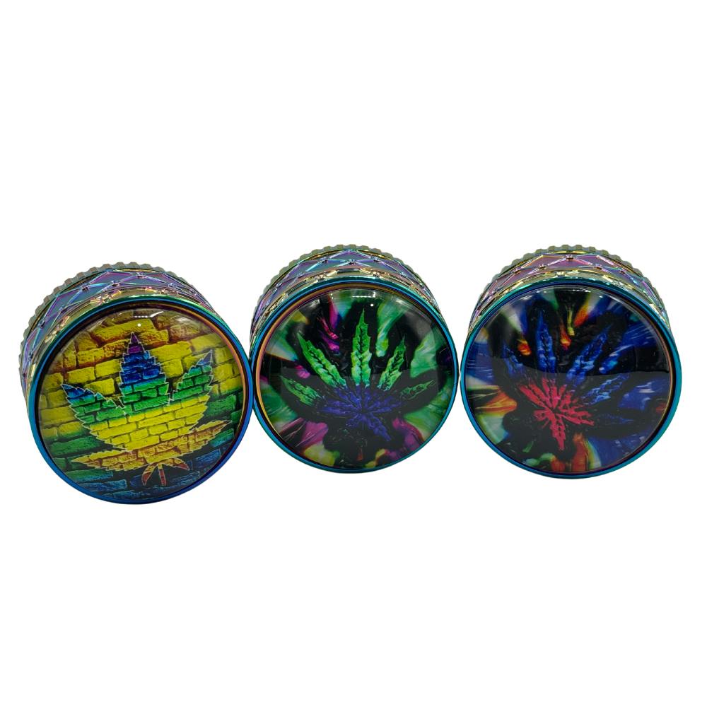 Arsenal - Leaf Chest Grinder - 65mm - 4pc  - Assorted