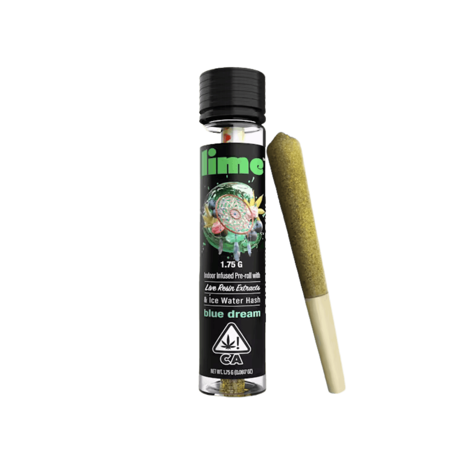 BLUE DREAM LIVE RESIN & ICE WATER HASH INFUSED PREROLL