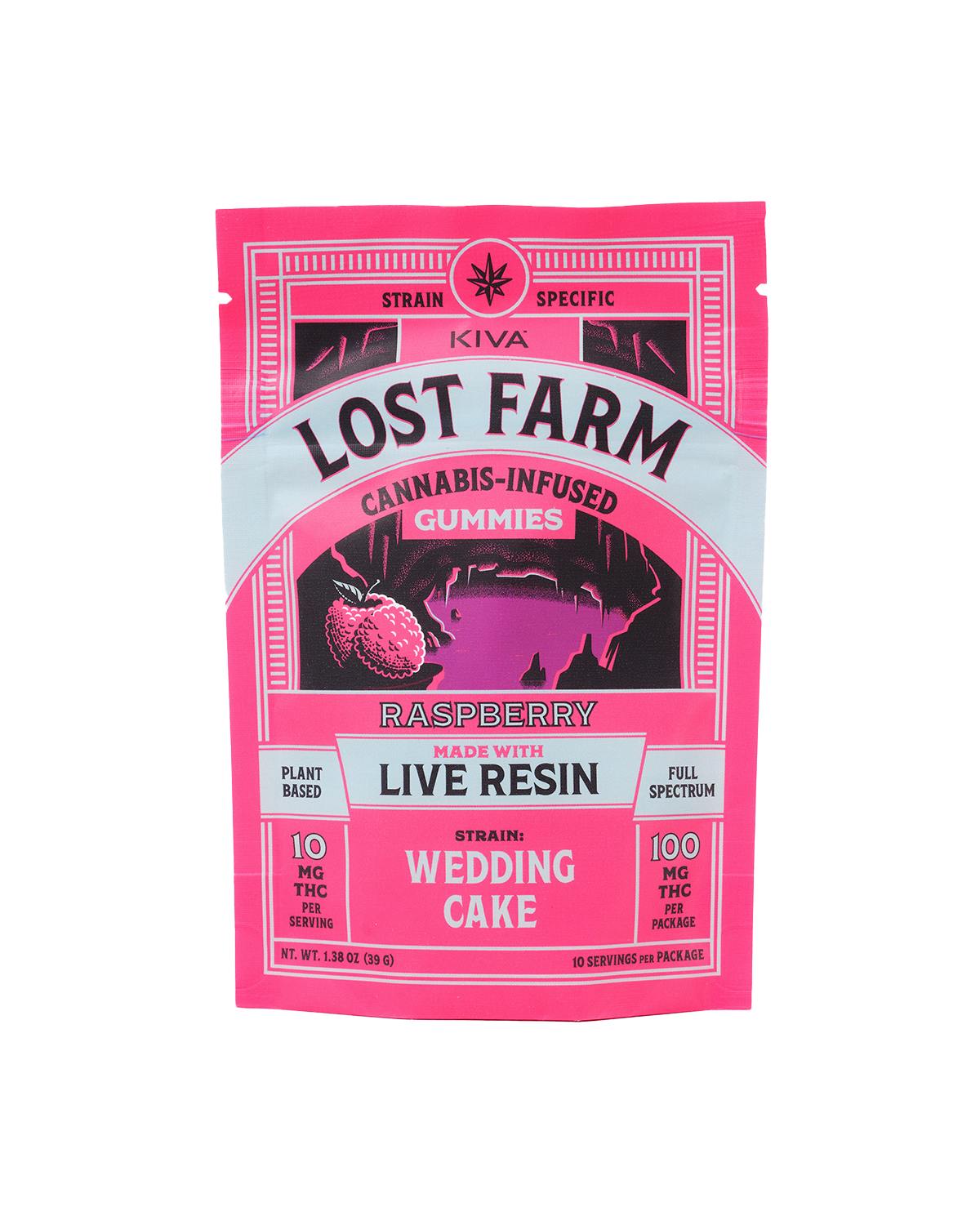 Shop Lost Farm Live Resin Wedding Cake | RASPBERRY | 10-Pack in