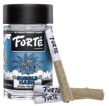 Forte - Bubble Hash Pre-roll 0.5g - 5pk - Brain Freeze | Cloud
