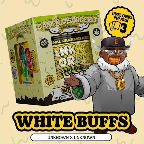 Dank & Disorderly - 14g Prepack Jar - White Buffs