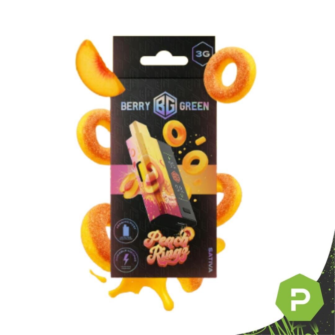 Berry Green Berry Green Disposable | Peach Rings - Puff Cannabis Cannabis  Store in MI