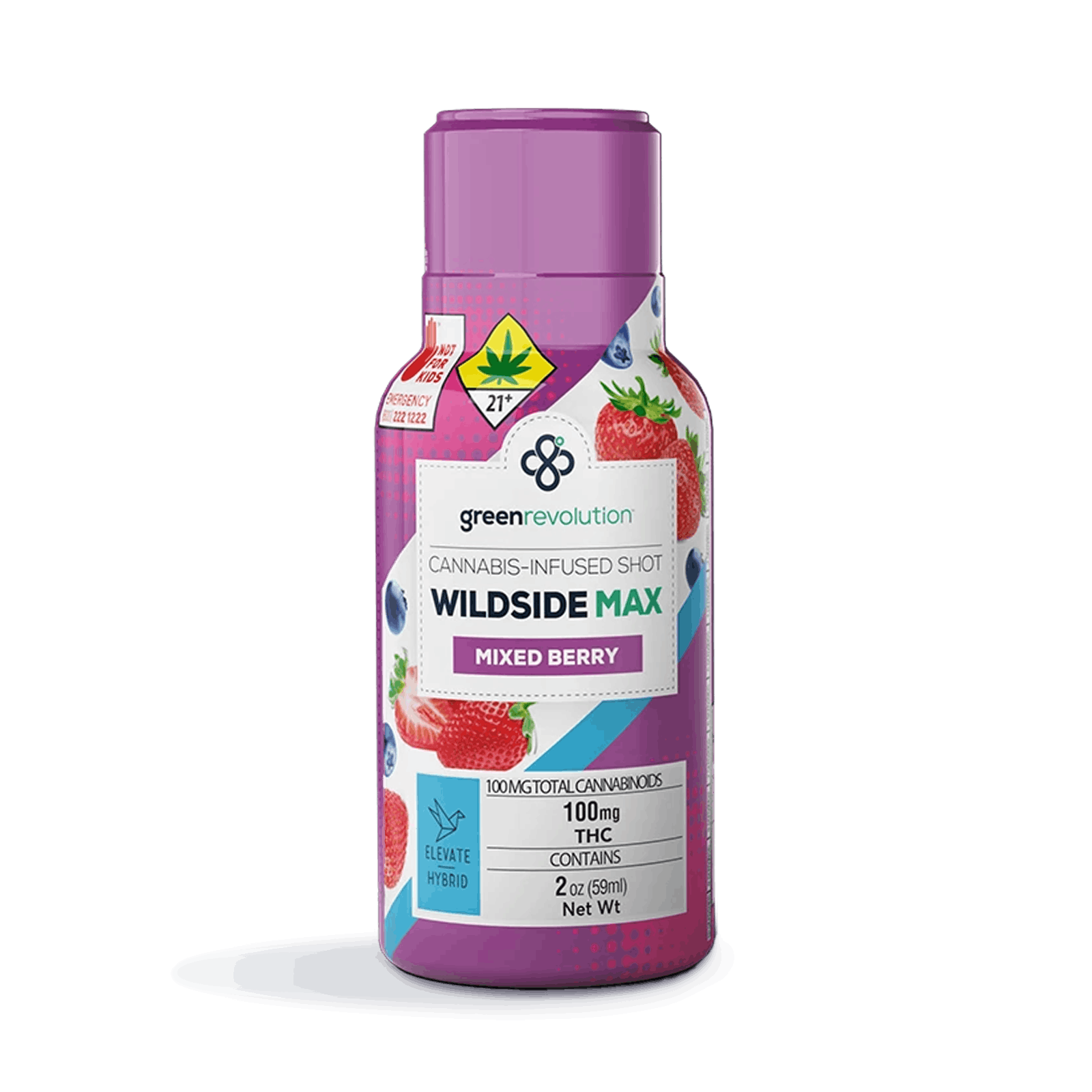 Wildside MAX Mixed Berry Shot 112th Street Cannabis