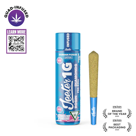 Durban Poison Jeeter Infused Pre-Roll | 1g - product image at King of Budz
