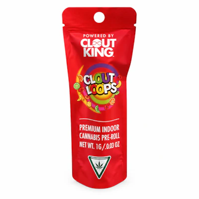 Clout King - 1g Preroll - Clout Loops - PRE_ROLLS by Clout King at King of Budz