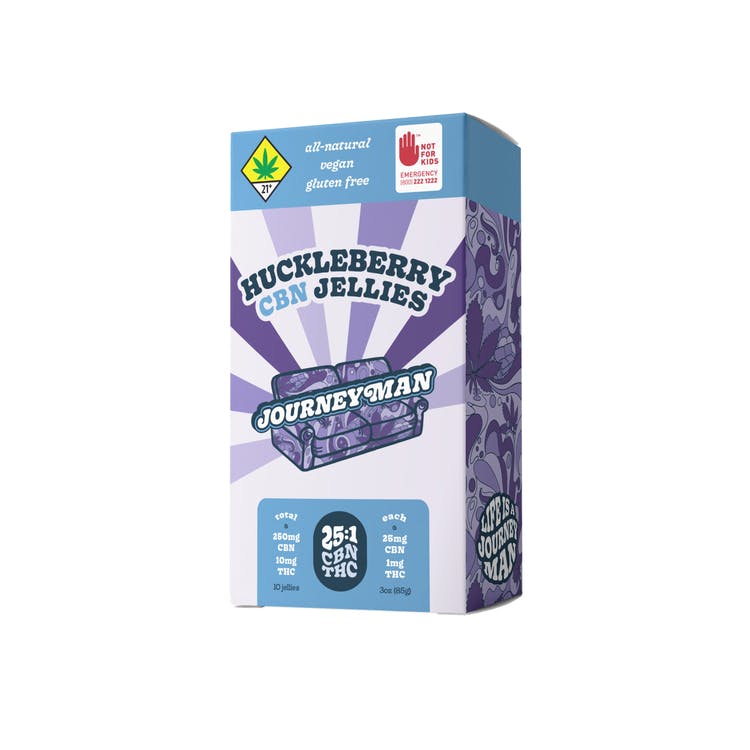 Journeyman: CBN 25:1 Huckleberry -  Jellies 260mg