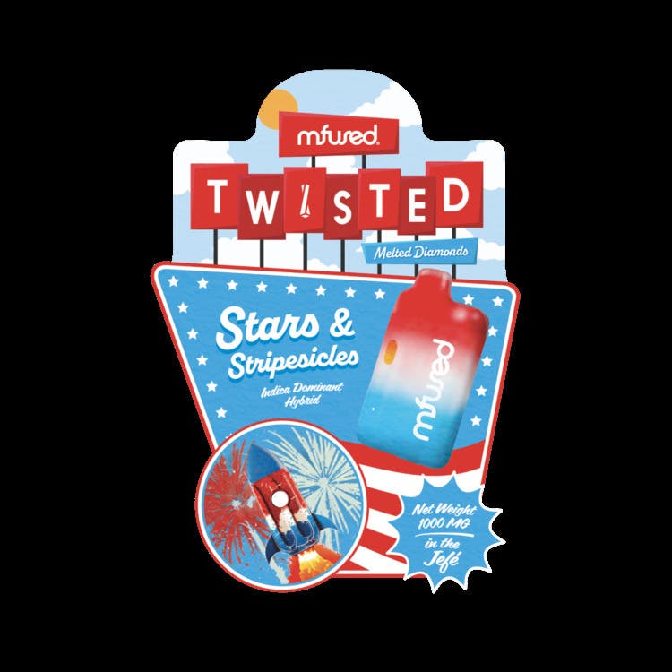 Twisted Jefe: Stars and Stripesicles - Melted Diamonds Disposable Cartridge
