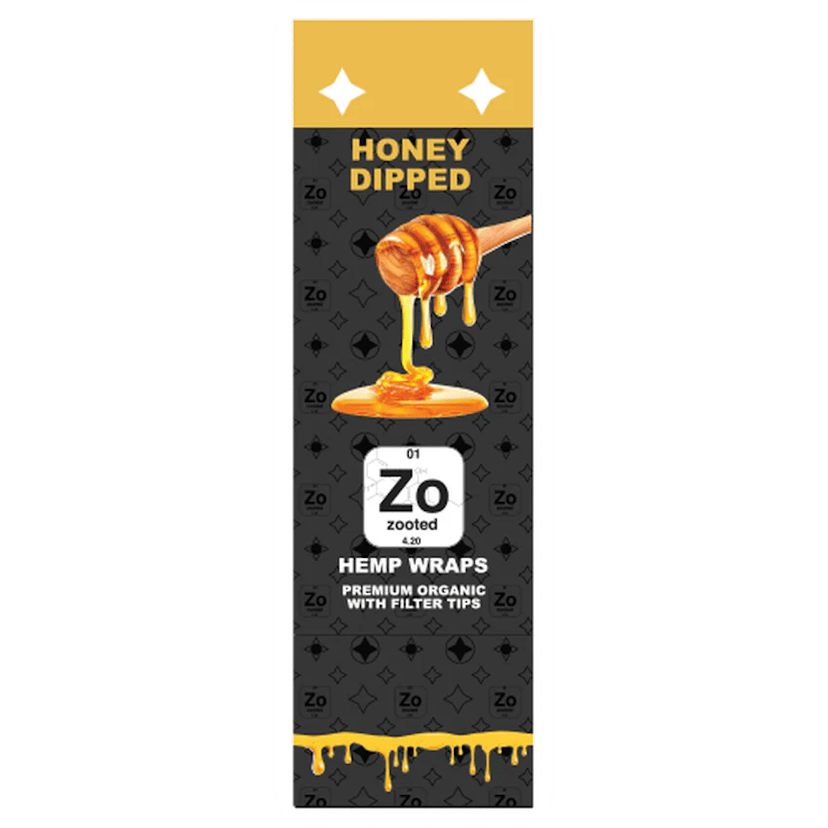 Zooted Brandz Hemp Wraps 2pk (Natty)