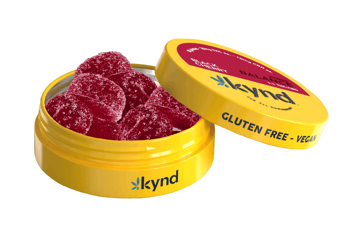 Kynd Black Cherry Balance 1:1 Gummies