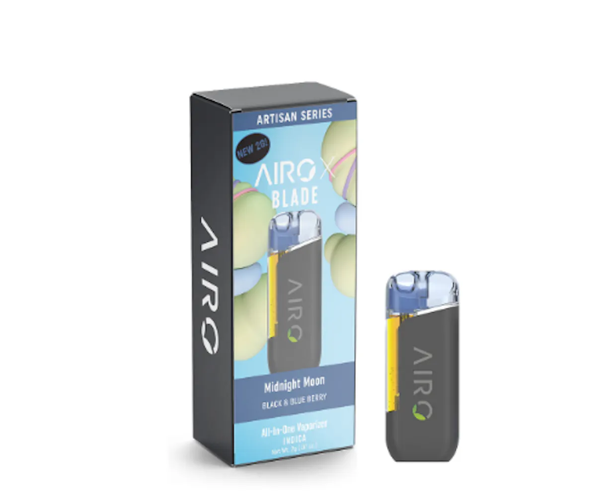 elf bar vape uk AiroX Blade Midnight Moon Disposable 2g Vaporizers